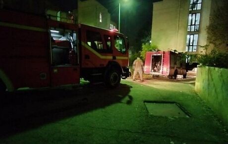 آتش‌سوزی خوابگاه دانشگاه خوارزمی در کرج مهار شد