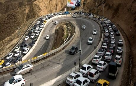 بسته شدن سه روز درهفته جاده کندوان تا ۱۲ اسفند
