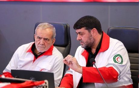 تأکید رئیس جمهور بر آمادگی کامل دولت برای پشتیبانی از فعالیت‌های هلال‌احمر