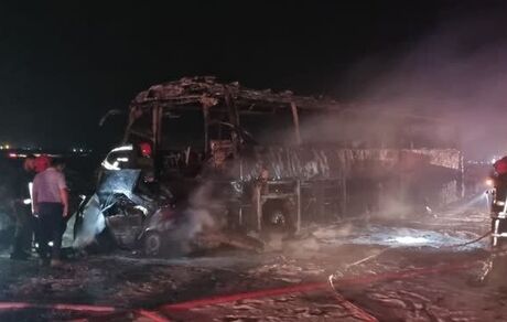 ۲۳ کشته و زخمی در دو تصادف جداگانه