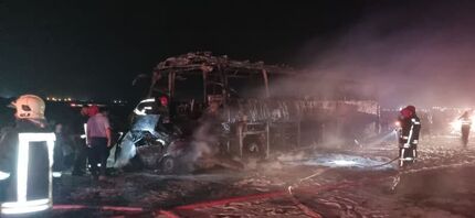 ۲۳ کشته و زخمی در دو تصادف جداگانه
