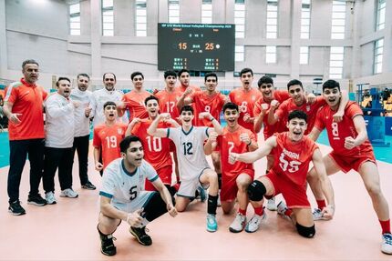 تیم‌ملی والیبال پسران ایران قهرمان شد