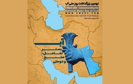 حذف دریاچه ارومیه از پوستر بزرگذاشت روز ملی آب
