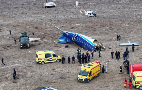زنده ماندن ۲۷ مسافر هواپیمای سقوط کرده جمهوری آذربایجان