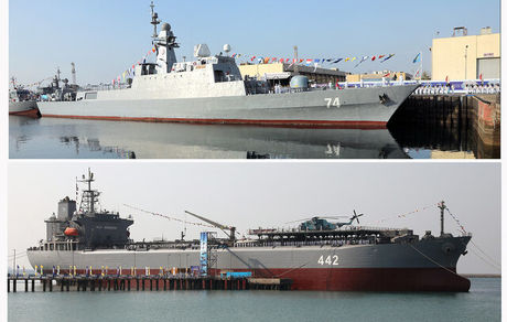 اضافه شدن پایگاه شناوری «کردستان» و ناوشکن «سهند» به نیروی دریایی ارتش