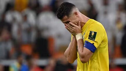 رونالدو بازی النصر مقابل الشرطه عراق را از دست داد
