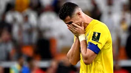 رونالدو بازی النصر مقابل الشرطه عراق را از دست داد