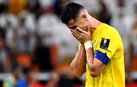 رونالدو بازی النصر مقابل الشرطه عراق را از دست داد