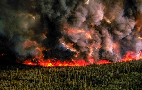 ادامه آتش‌سوزی‌های بی‌سابقه در جنگل‌های کانادا