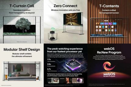 اولین تلویزیون OLED شفاف بی‌سیم جهان عرضه می‌شود