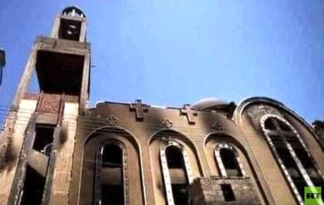 آتش سوزی هولناک در کلیسایی در مصر/ ۴۱ کشته و دهها مصدوم