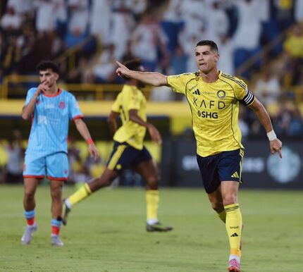 برد پرگل النصر با درخشش رونالدو