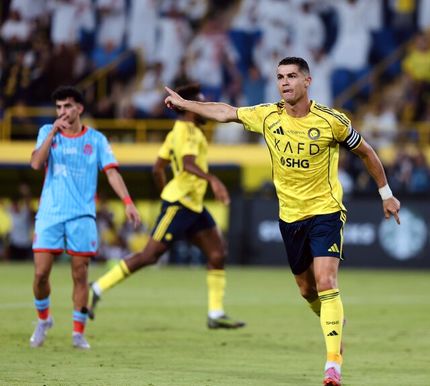 برد پرگل النصر با درخشش رونالدو
