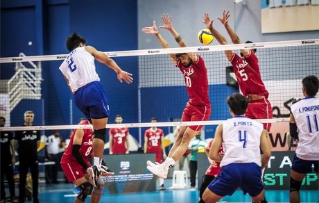 برد تیم ملی والیبال جوانان ایران در اولین مسابقه قهرمانی جهان