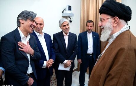 دیدار اعضای تیم ملی فوتسال ایران با رهبر انقلاب اسلامی