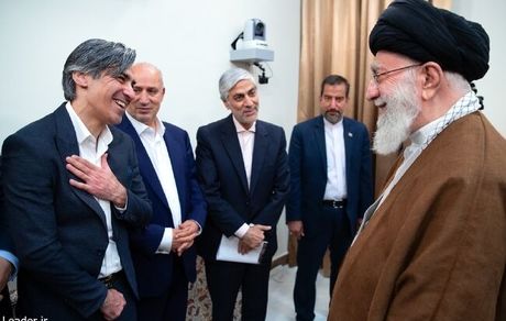 دیدار اعضای تیم ملی فوتسال ایران با رهبر انقلاب اسلامی