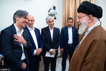 دیدار اعضای تیم ملی فوتسال ایران با رهبر انقلاب اسلامی