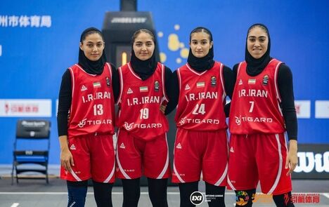 سومی تیم بسکتبال ۳ به ۳ زیر ۲۳ سال دختران ایران در روز چهارم لیگ ملت‌های آسیا