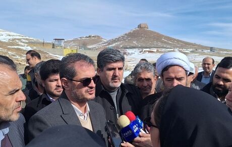 ایستگاه باری دوسر خط آهن همدان- سنندج افتتاح شد
