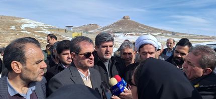 ایستگاه باری دوسر خط آهن همدان- سنندج افتتاح شد