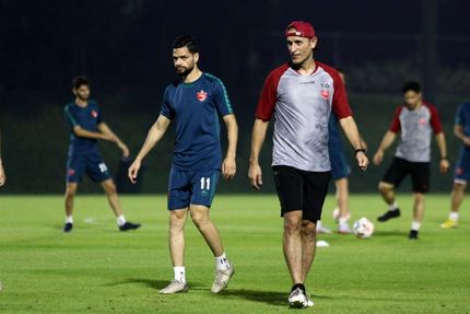 یحیی گل‌محمدی و افشین پیروانی در جلسه حل مشکل رسول‌پناه