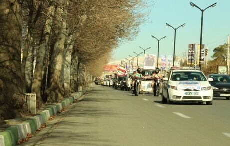 اعلام مسیر‌های حرکت نمادین موتوری و خودرویی ۲۲ بهمن در تهران