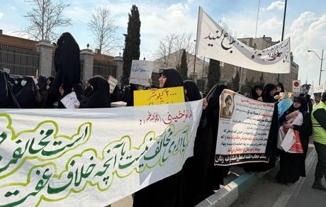 تجمع حجاب در مقابل مجلس