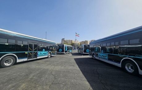تکمیل ورود ۵۰۰ دستگاه اتوبوس برقی به ناوگان حمل‌ونقل عمومی تهران