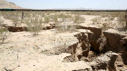 فرونشست زمین در دشت مشهد به مرحله بحرانی رسیده است