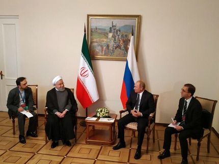 روحانی با پوتین دیدار کرد