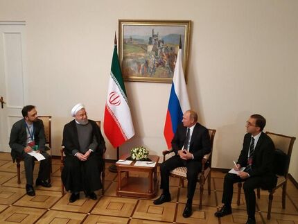 روحانی با پوتین دیدار کرد