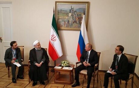 روحانی با پوتین دیدار کرد