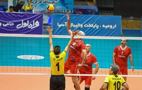 صعود توابع تهران و گلستان به فینال والیبال پیشکسوتان کشور