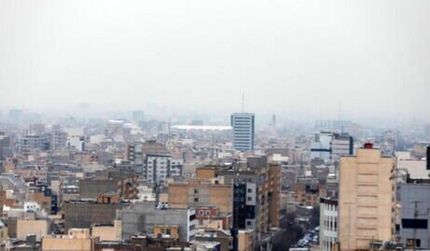 آلودگی ، هوای تبریز را در برگرفت