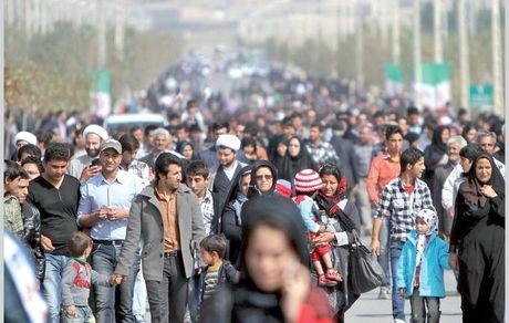 جمعیت ایران در سال گذشته کمی کمتر از ۸۵ میلیون نفر بوده است
