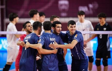 صعود تیم ملی والیبال پسران زیر ۱۷ سال ایران به فینال قهرمانی جهان