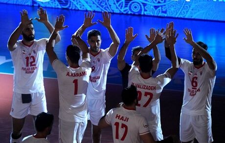 جام باشگاه‌های والیبال آسیا: فولاد سیرجان مقتدرانه صعود کرد