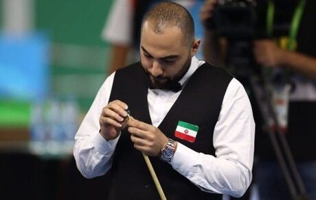اسنوکرباز ایرانی در چین حذف شد