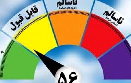 تنفس هوای قابل قبول در تهران