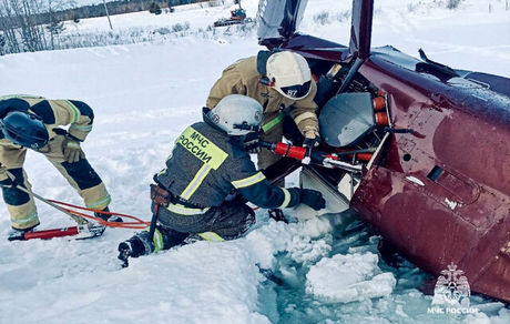 سقوط بالگرد روسی با دو کشته