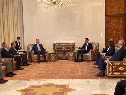 وزیر امور خارجه با بشار اسد دیدار کرد