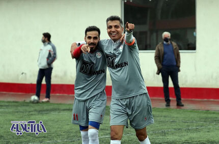 شادی عادل فردوسی‌پور بعد از برد مقابل صداوسیما +عکس