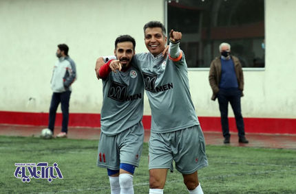 شادی عادل فردوسی‌پور بعد از برد مقابل صداوسیما +عکس