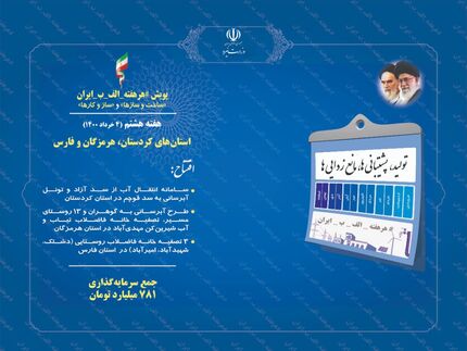 افتتاح ۷ پروژه صنعت آب با سرمایه‌گذاری ۷۸۱ میلیارد تومان