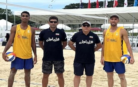 تیم ملی والیبال ساحلی، مقدماتی قهرمانی مردان آسیا ۲۰۲۴ را با برد آغاز کرد