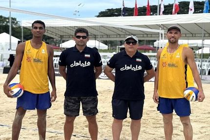 تیم ملی والیبال ساحلی، مقدماتی قهرمانی مردان آسیا ۲۰۲۴ را با برد آغاز کرد