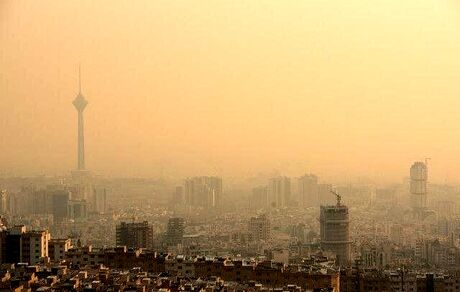 تداوم خیزش گرد و خاک در تهران تا پنجشنبه