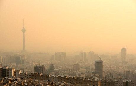 تداوم خیزش گرد و خاک در تهران تا پنجشنبه