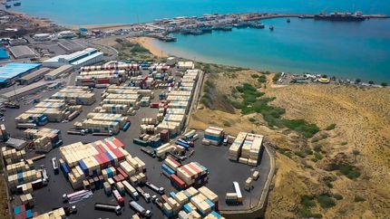 ارسال نخستین محموله ترانزیتی سنگ‌های معدنی ترانزیتی افغانستان از چابهار به چین