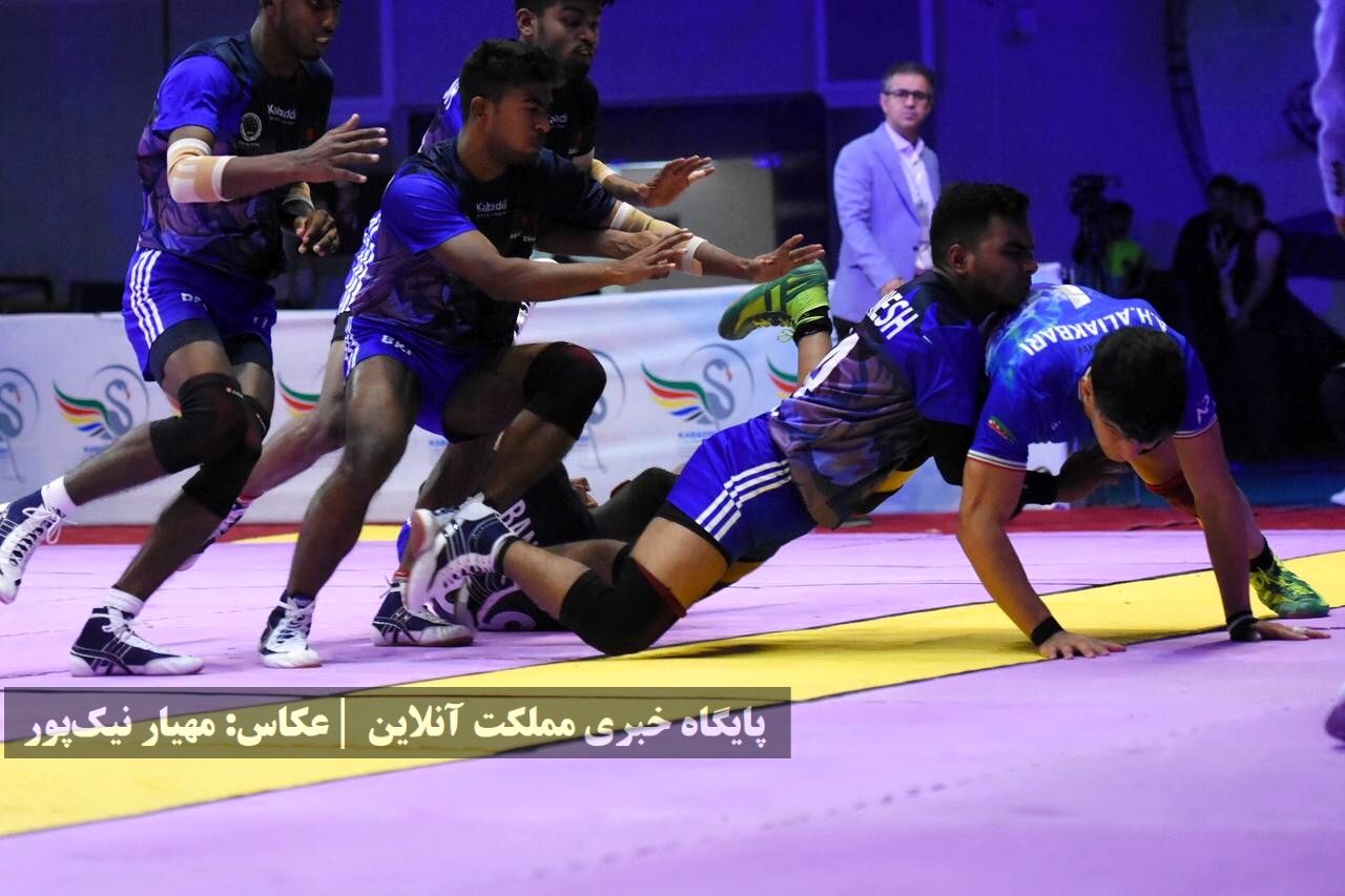 مسابقات کبدی قهرمانی جوانان جهان: بازی ایران و بنگلادش